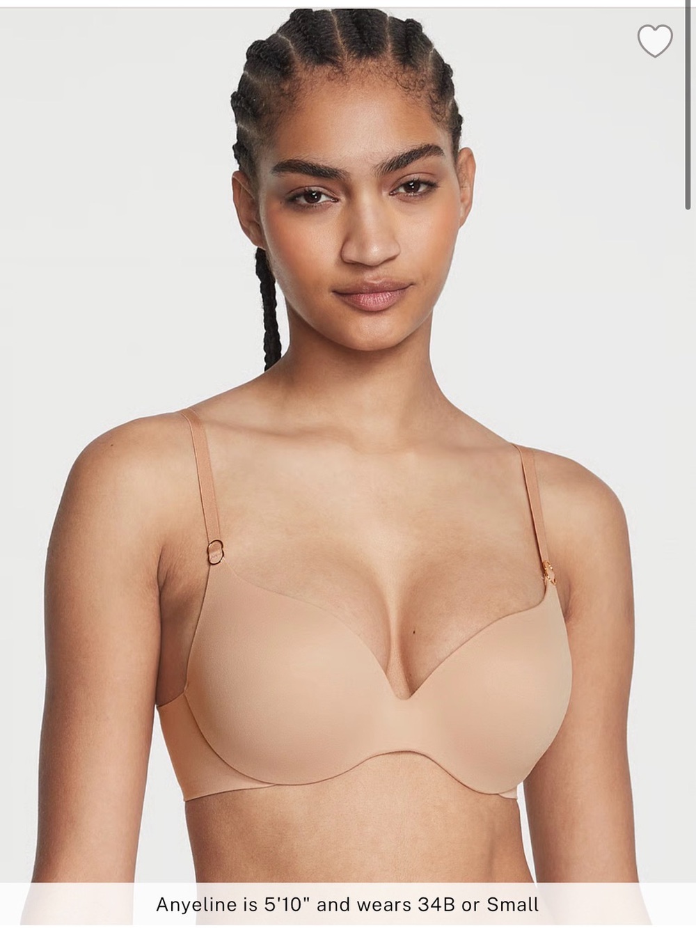 NWT Victoria’s Secret Incredible Perfect Shape Push-Up Bra 32C Nude